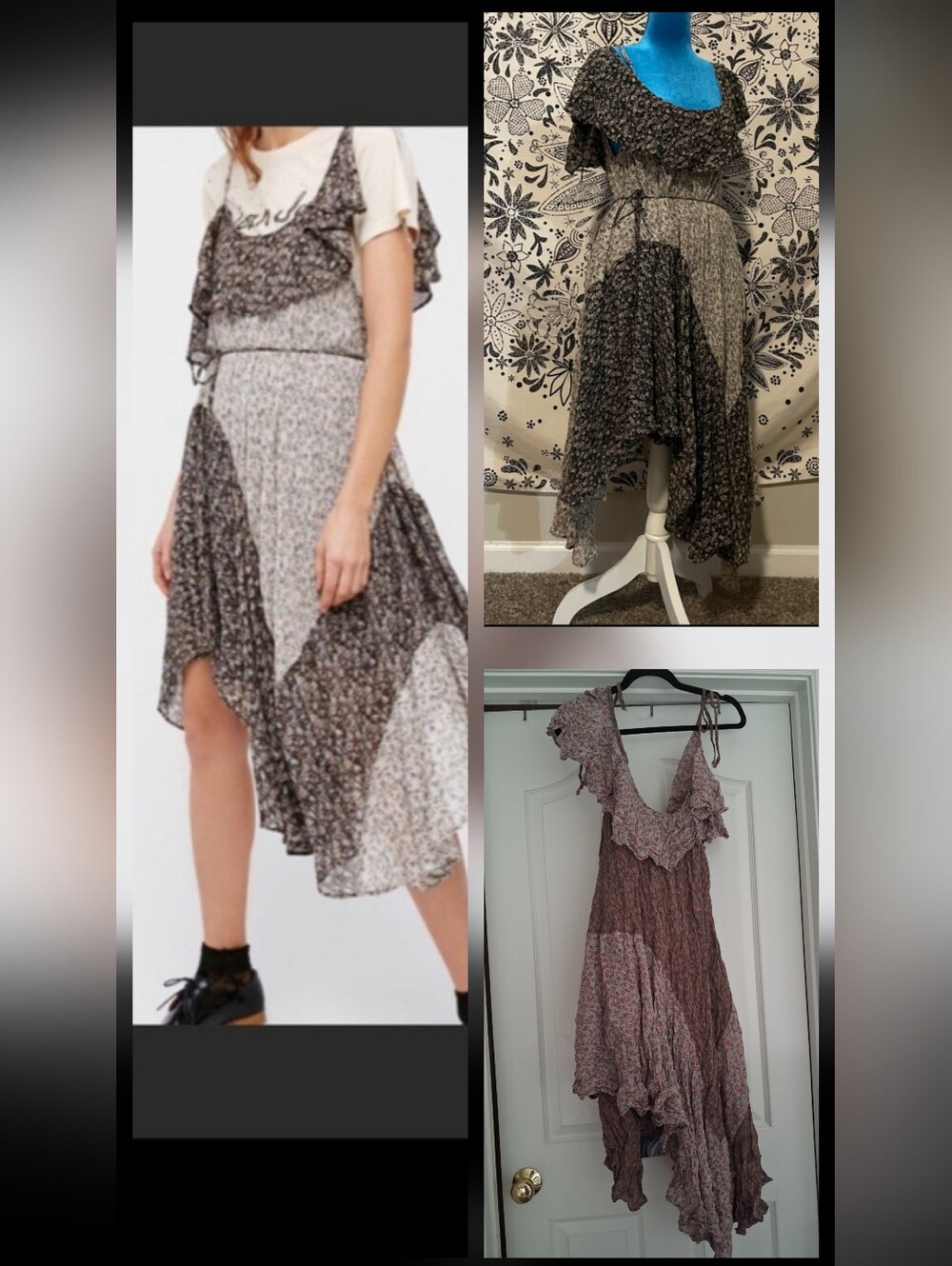 Free People FLOWER PATCH dress Both Colors Like New EUC